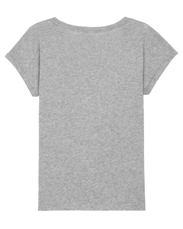 Le T-shirt slub femme bas de manche replié - Stella Rounder Slub