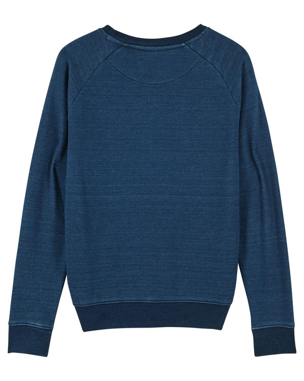 Women's round-neck denim sweatshirt - Stella Tripster Denim