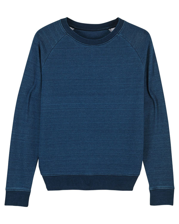 Women's round-neck denim sweatshirt - Stella Tripster Denim