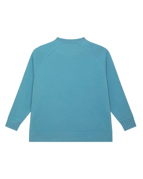 Le sweat-shirt oversize à col rond pour femme - Stella Wilder