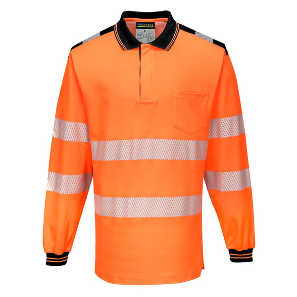 PW3 High Visibility Polo LS