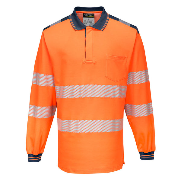 PW3 High Visibility Polo LS