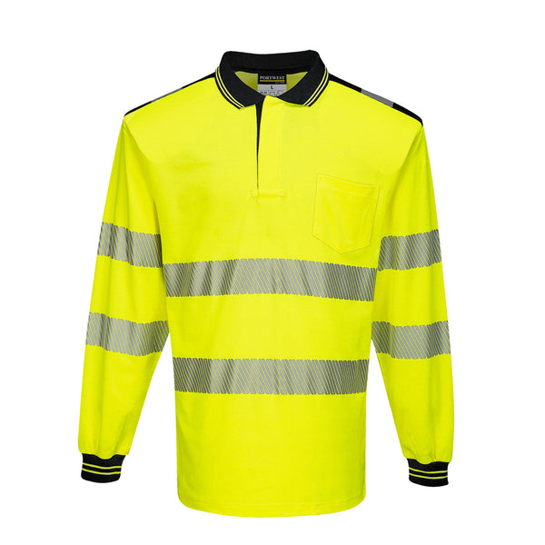 PW3 High Visibility Polo LS