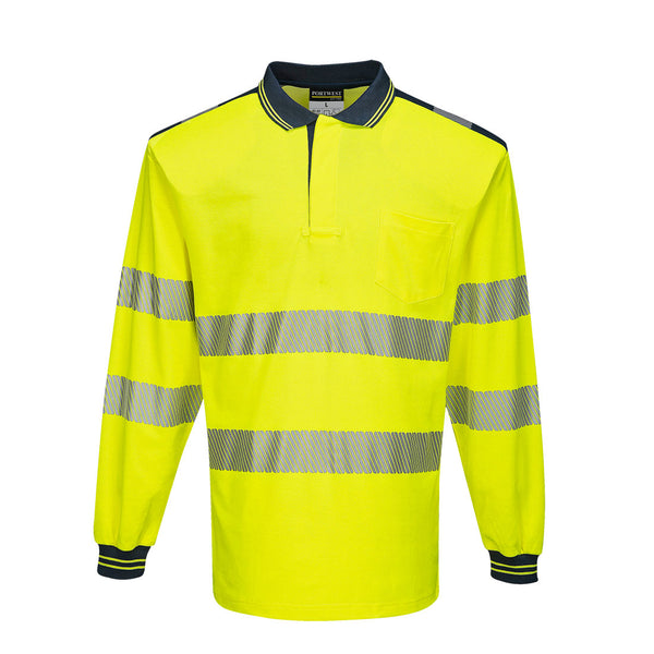 PW3 High Visibility Polo LS