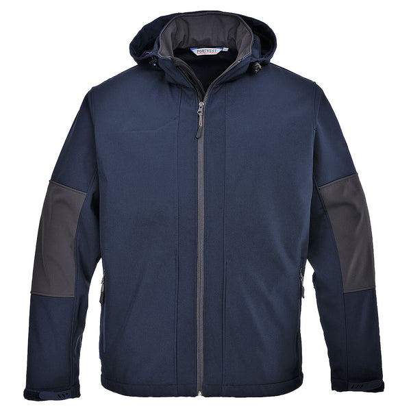 Softshell met capuchon (3 lagen)