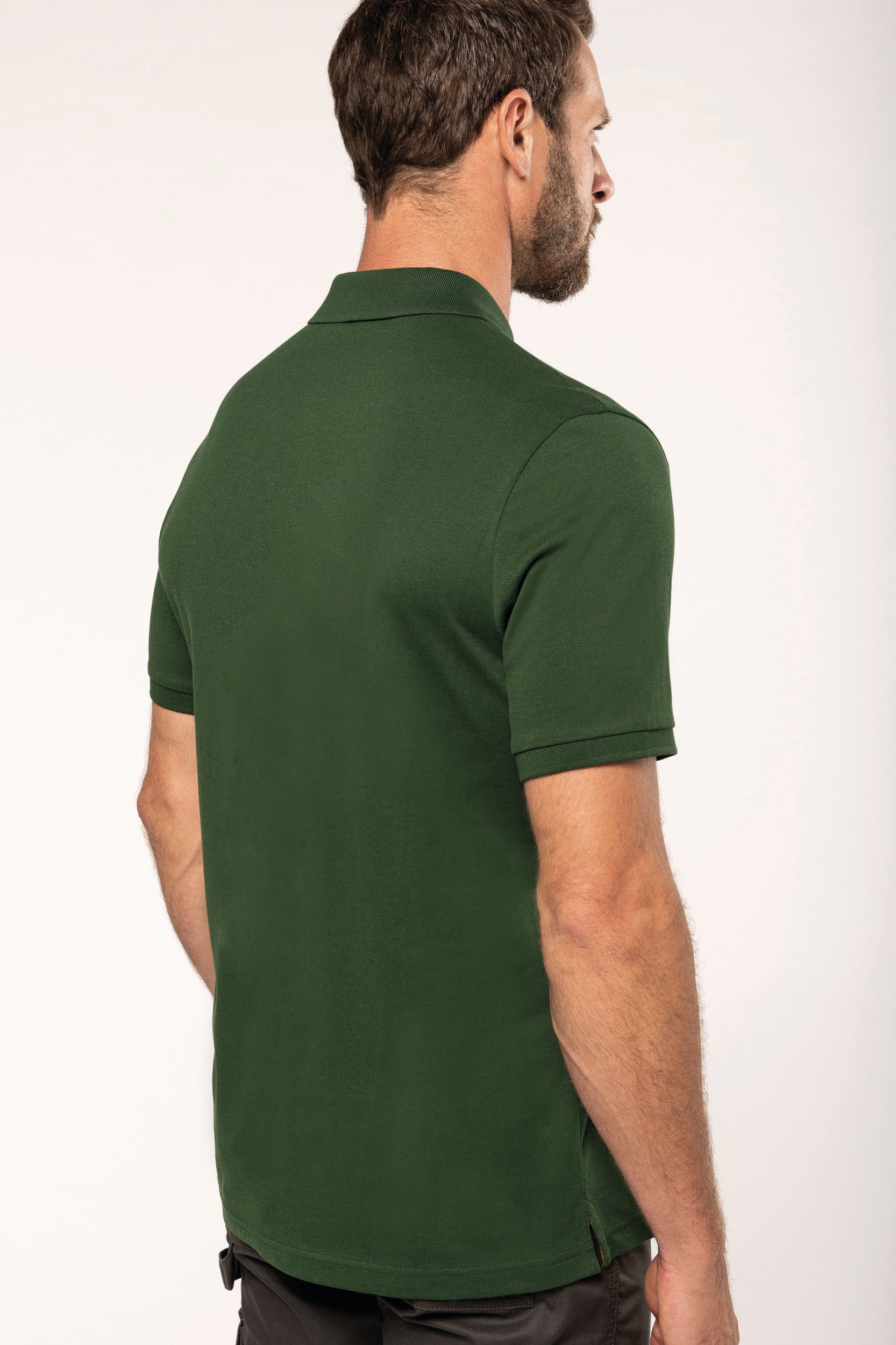 Polo manches courtes "mélange" homme
