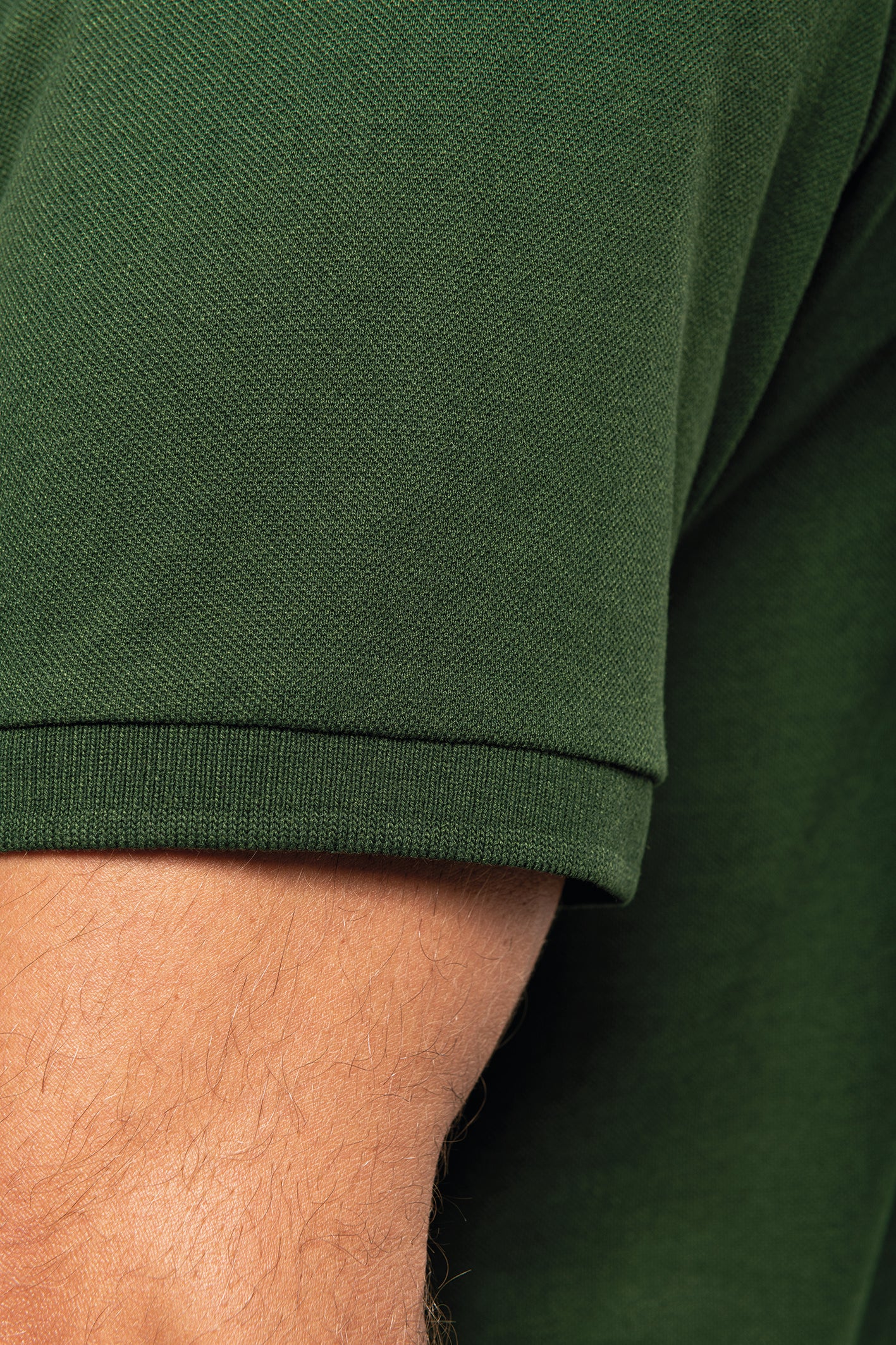 Polo manches courtes "mélange" homme