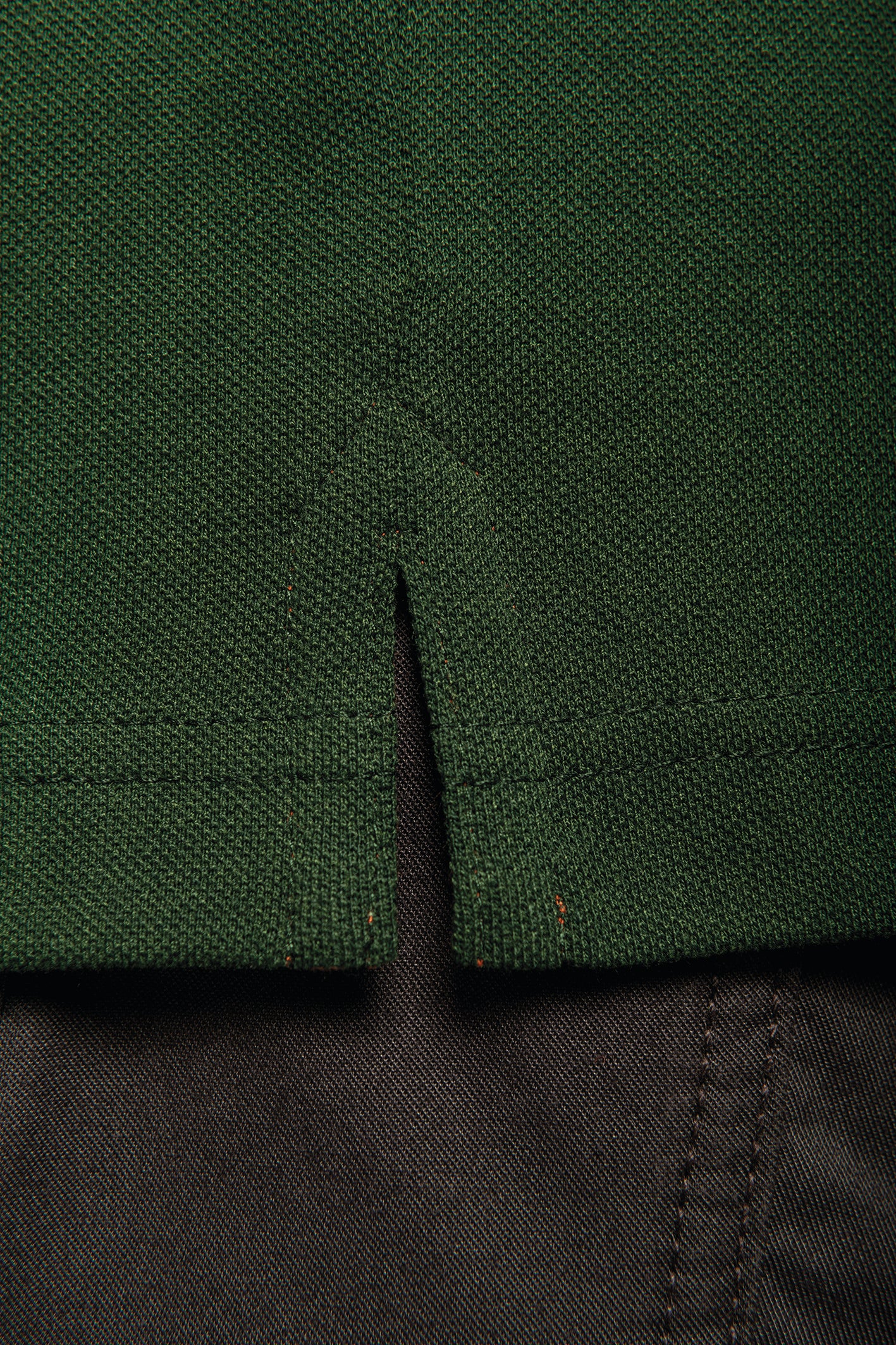 Polo manches courtes "mélange" homme