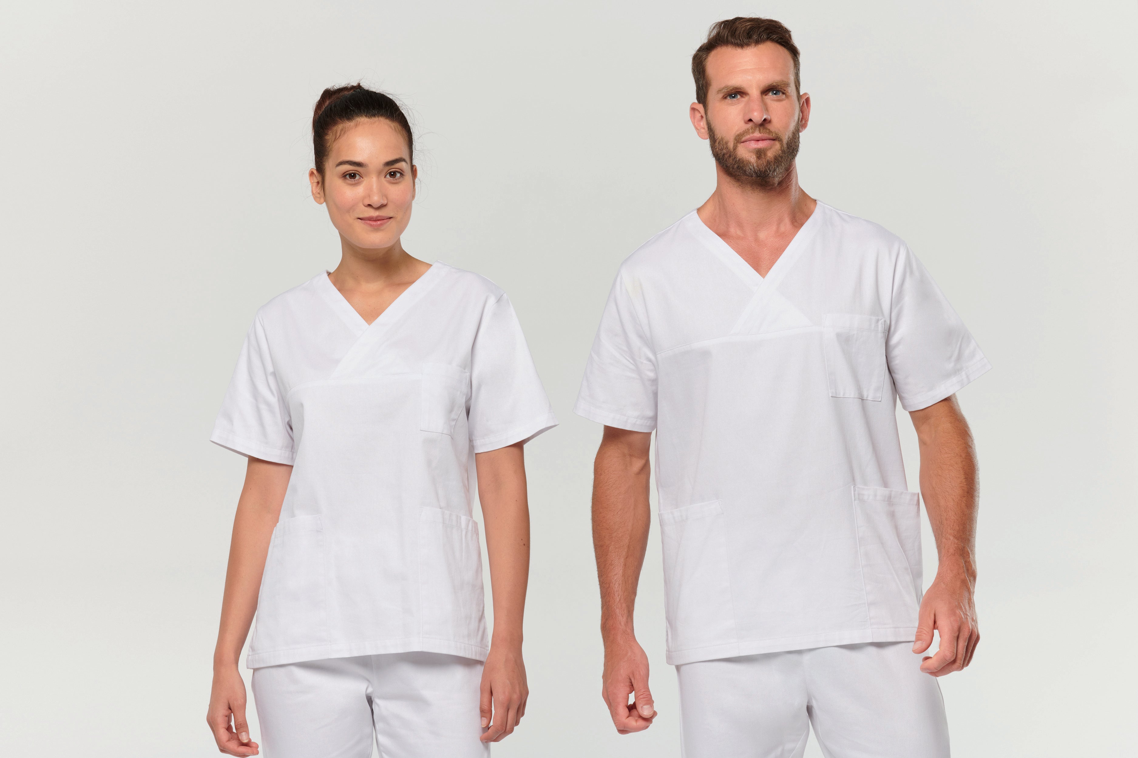 Tunique coton manches courtes unisexe