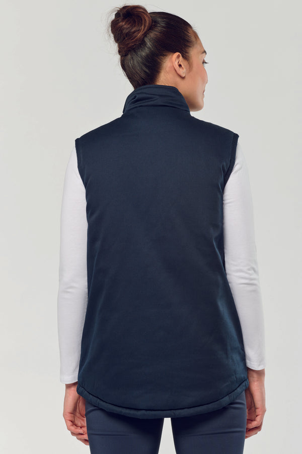 Unisex padded multi-pocket polycotton vest