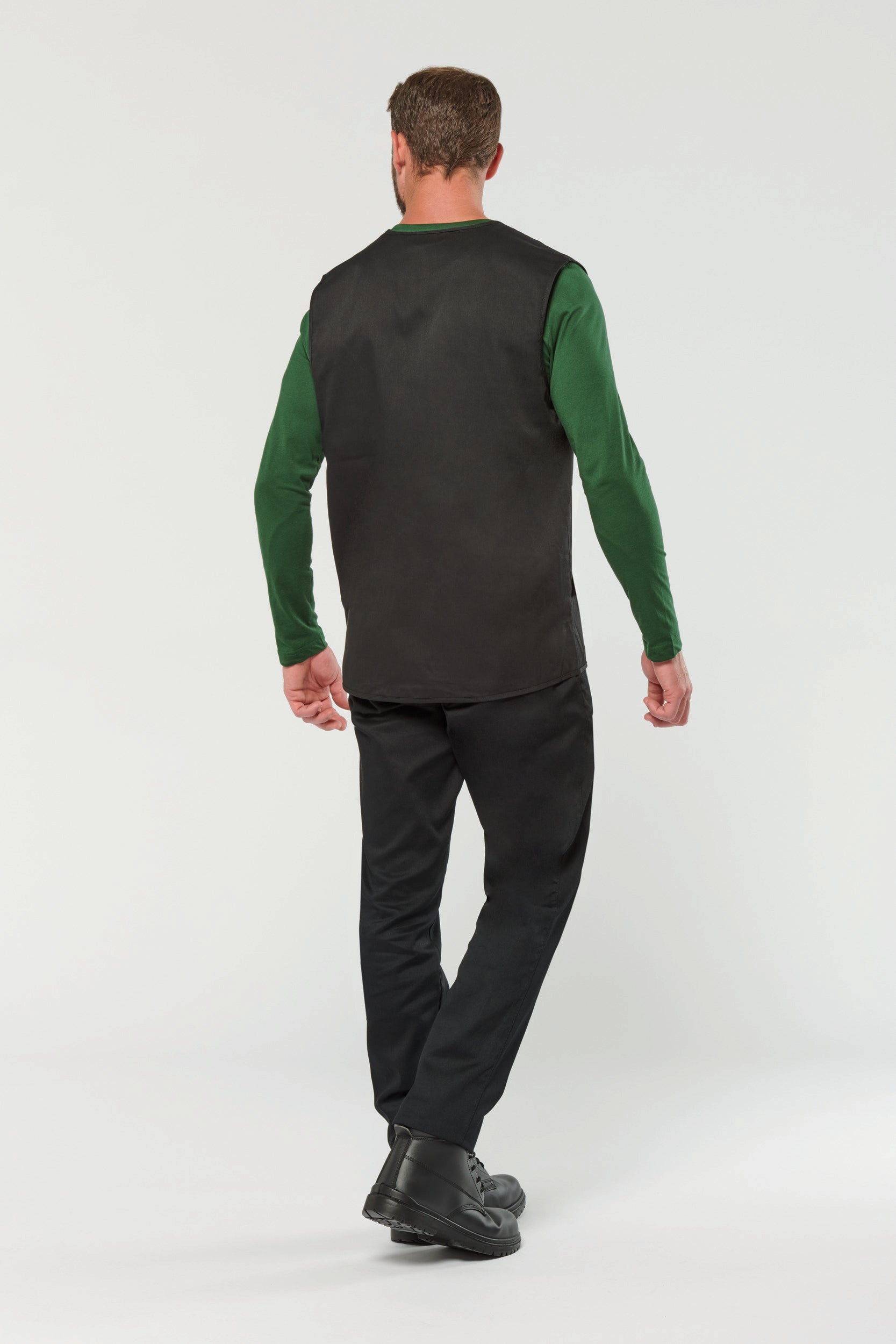 Gilet polycoton multipoches doublé unisexe
