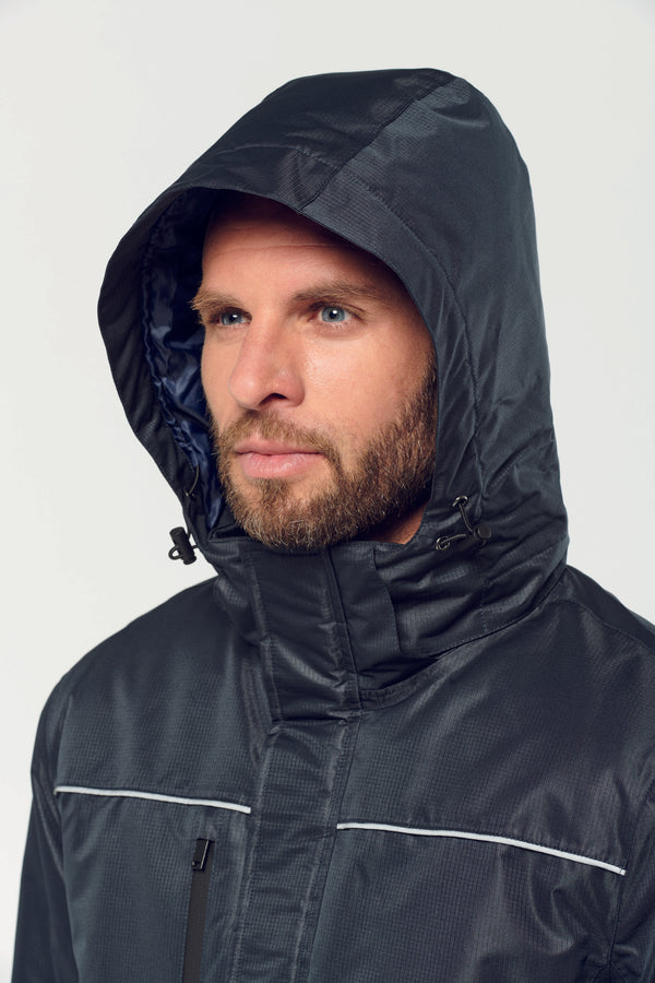 Parka performance à capuche unisexe