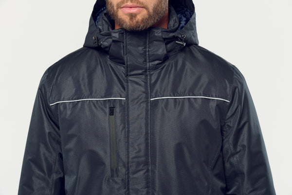 Parka performance à capuche unisexe