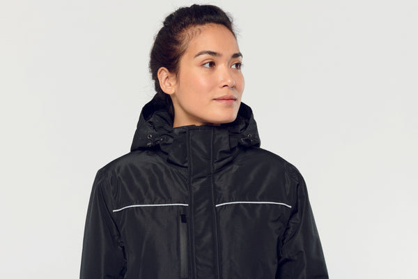 Parka performance à capuche unisexe