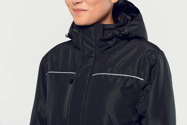 Parka performance à capuche unisexe