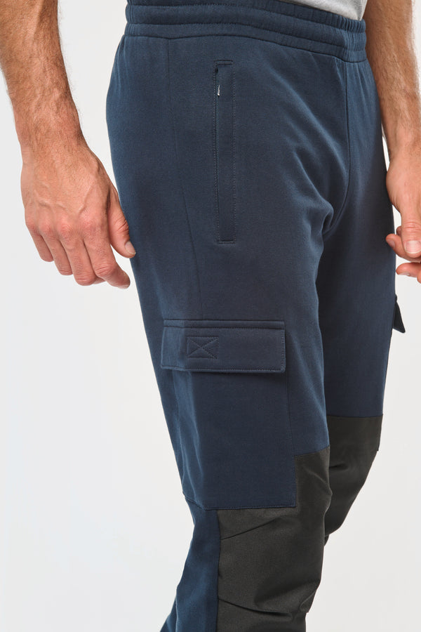 Pantalon molleton cargo écoresponsable homme