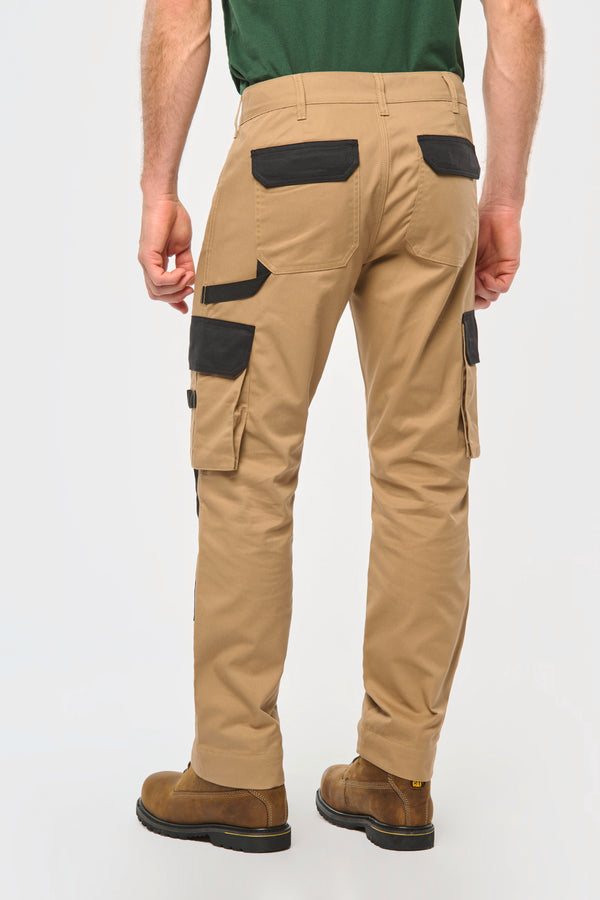 Pantalon de travail bicolore homme