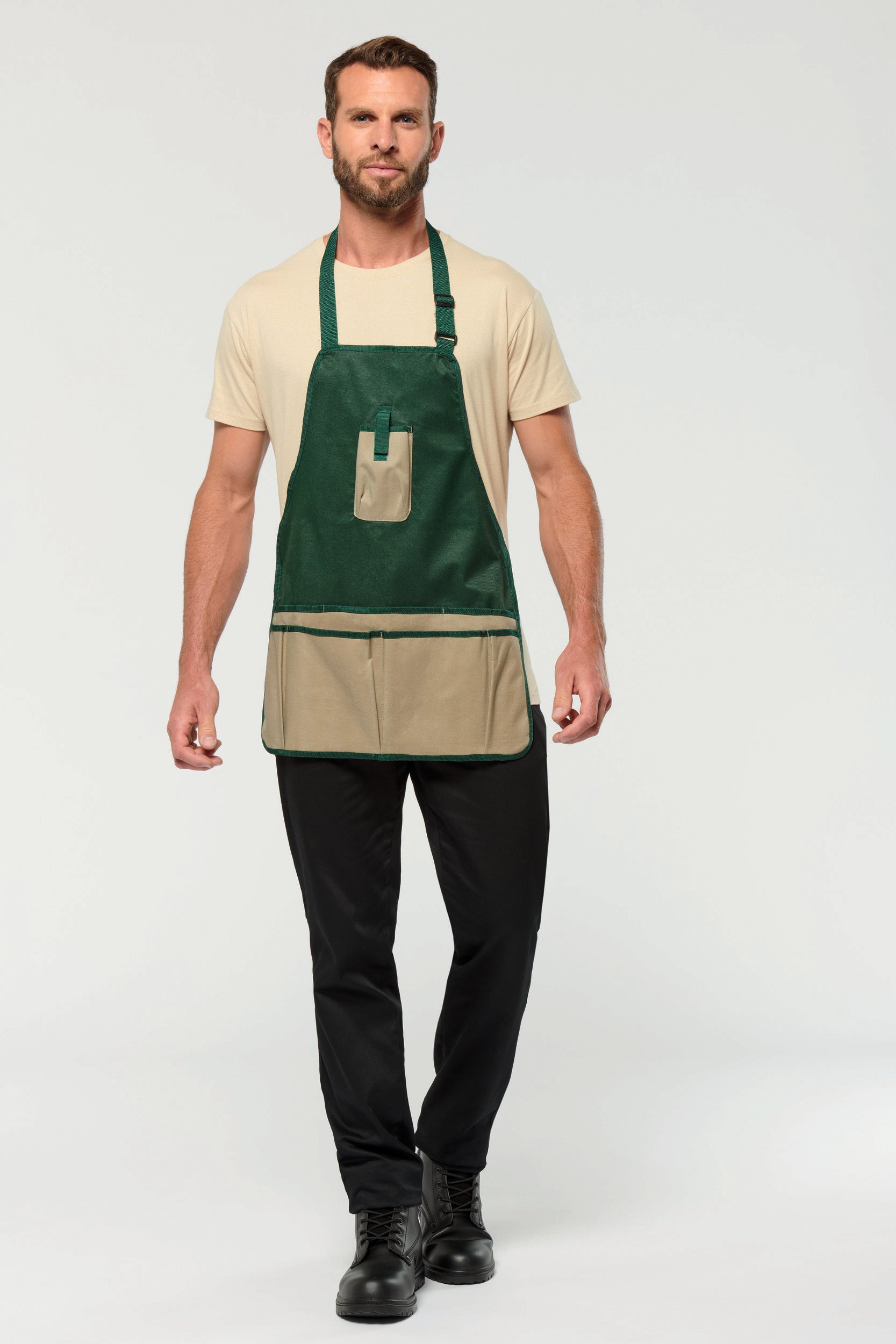 Unisex eco-responsible waterproof gardener apron