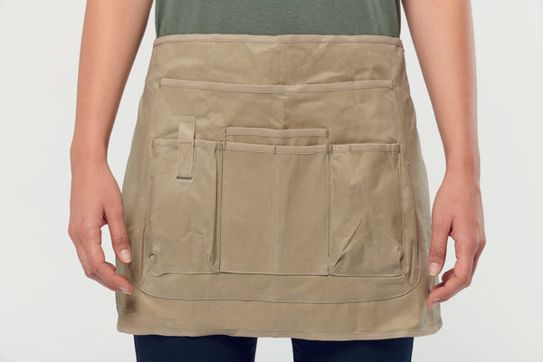 Unisex eco-responsible gardening short apron