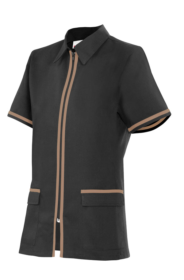 TUNIQUE CRÉMAILLÈRE Noir