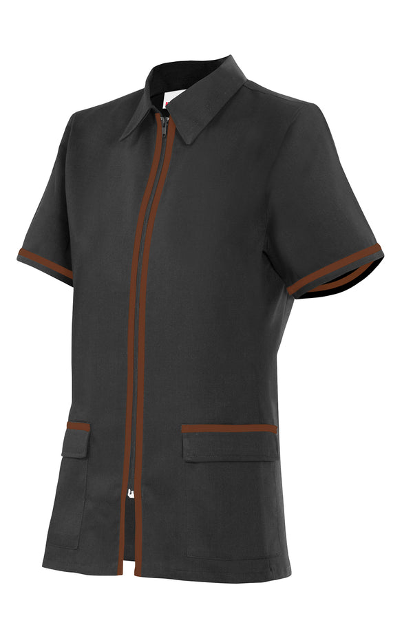 TUNIQUE CRÉMAILLÈRE Noir