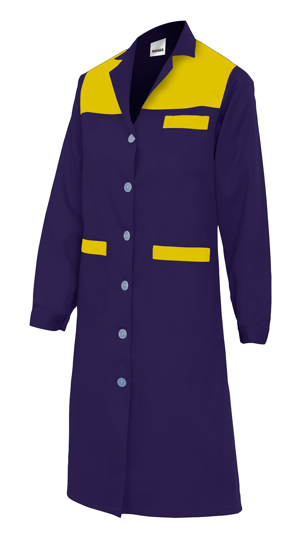 WOMEN'S NAVY BLUE LS BLOUSE
