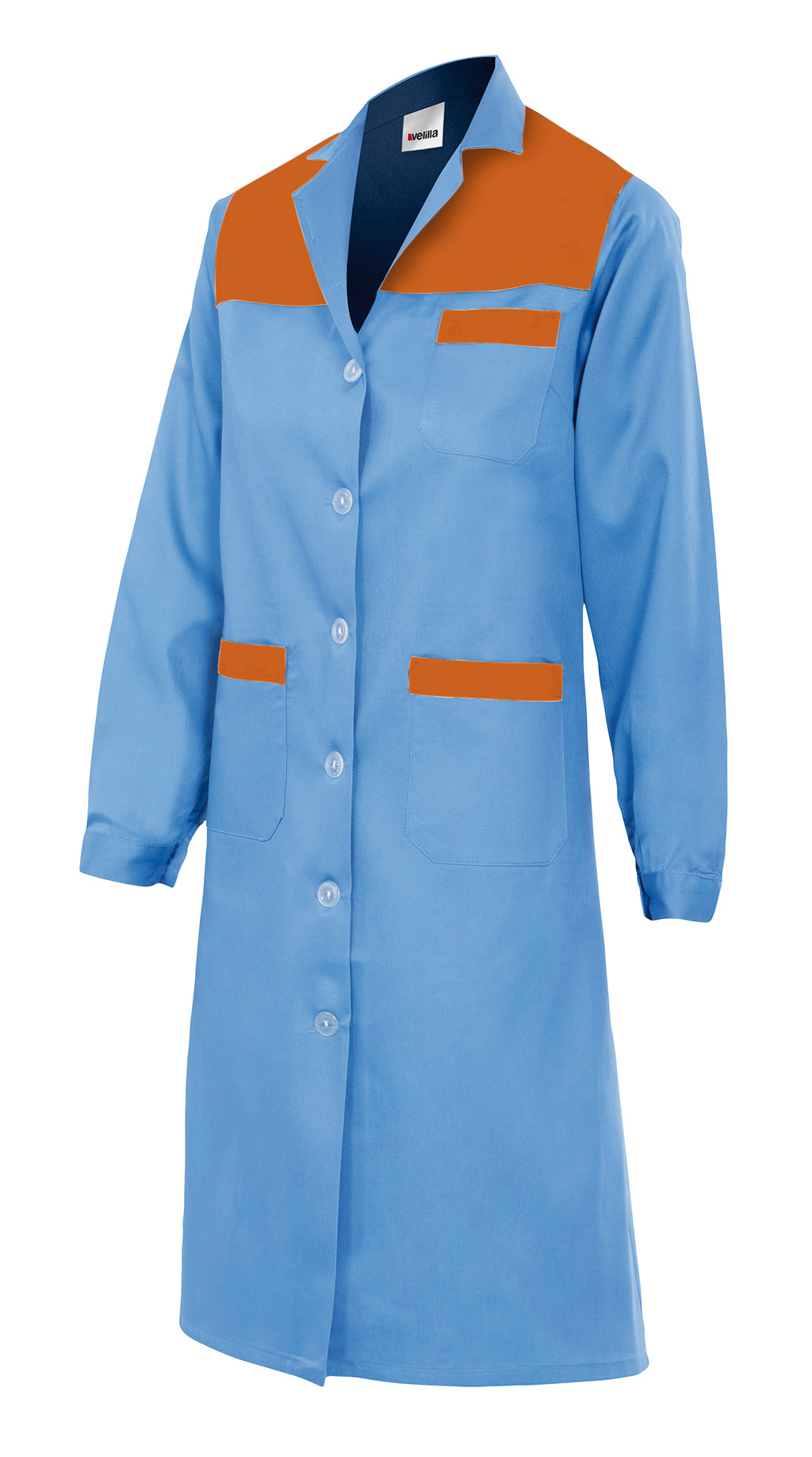 SKY BLUE WOMEN'S LS BLOUSE