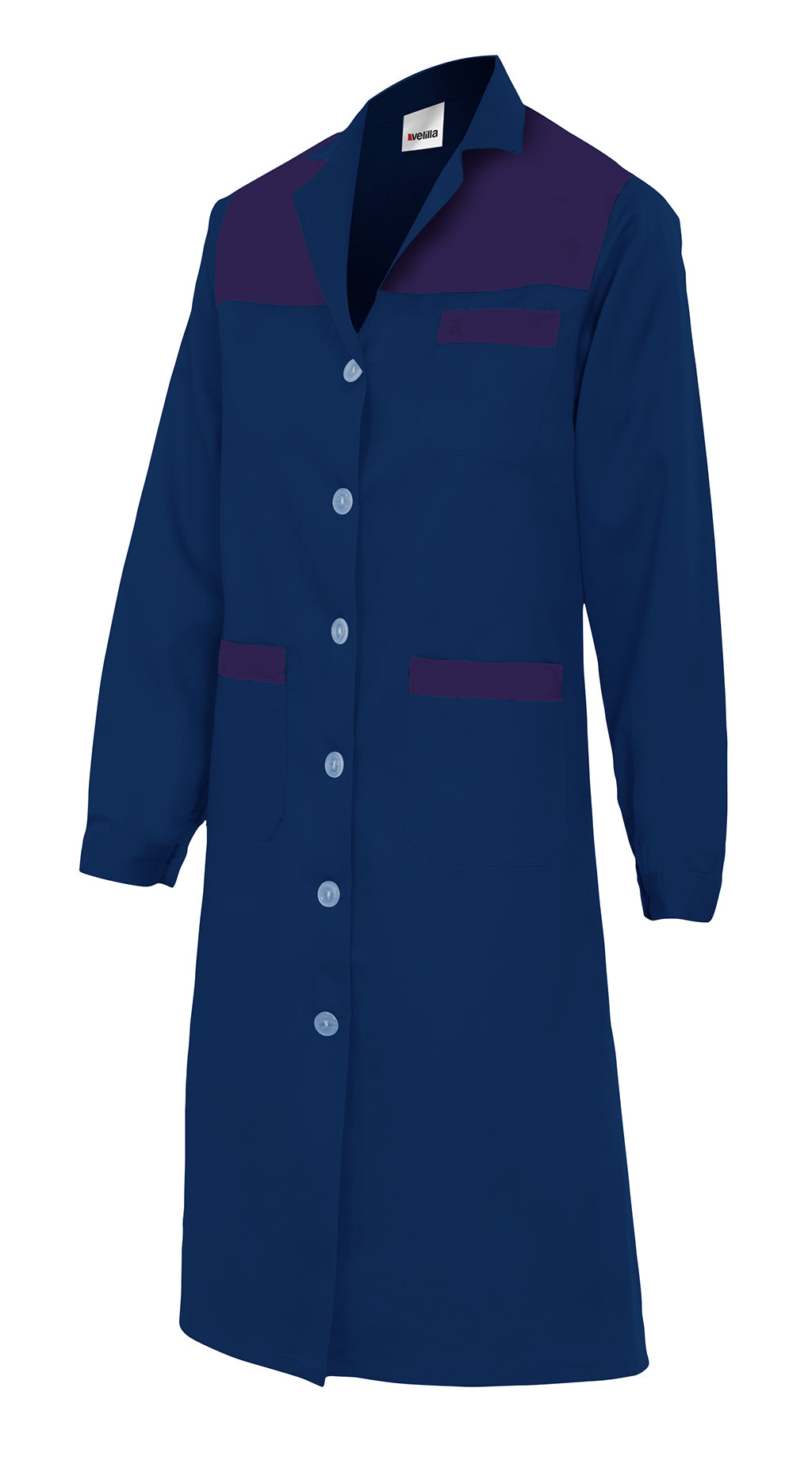 WOMEN'S LS BLOUSE BLUE ROYAL