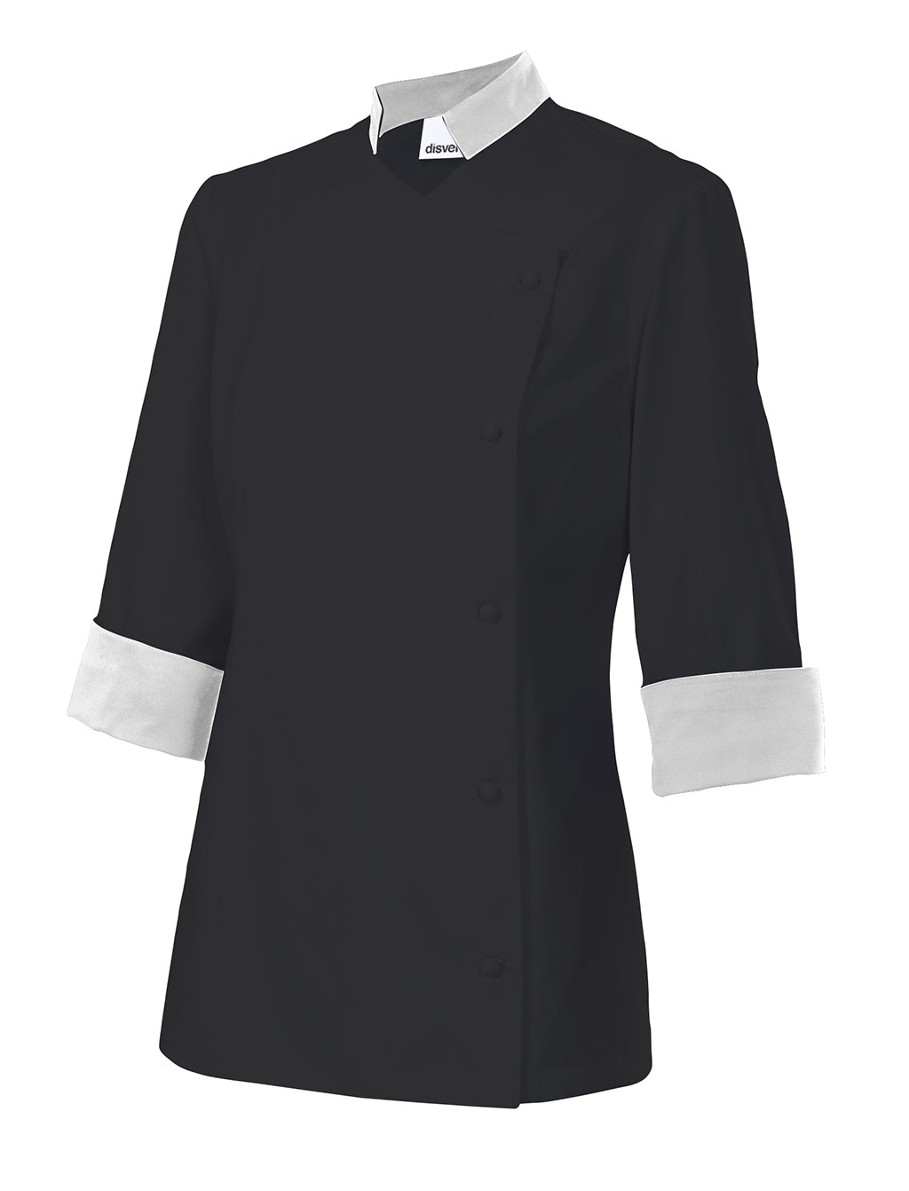 VESTE CUISINE ML FEMME Noir