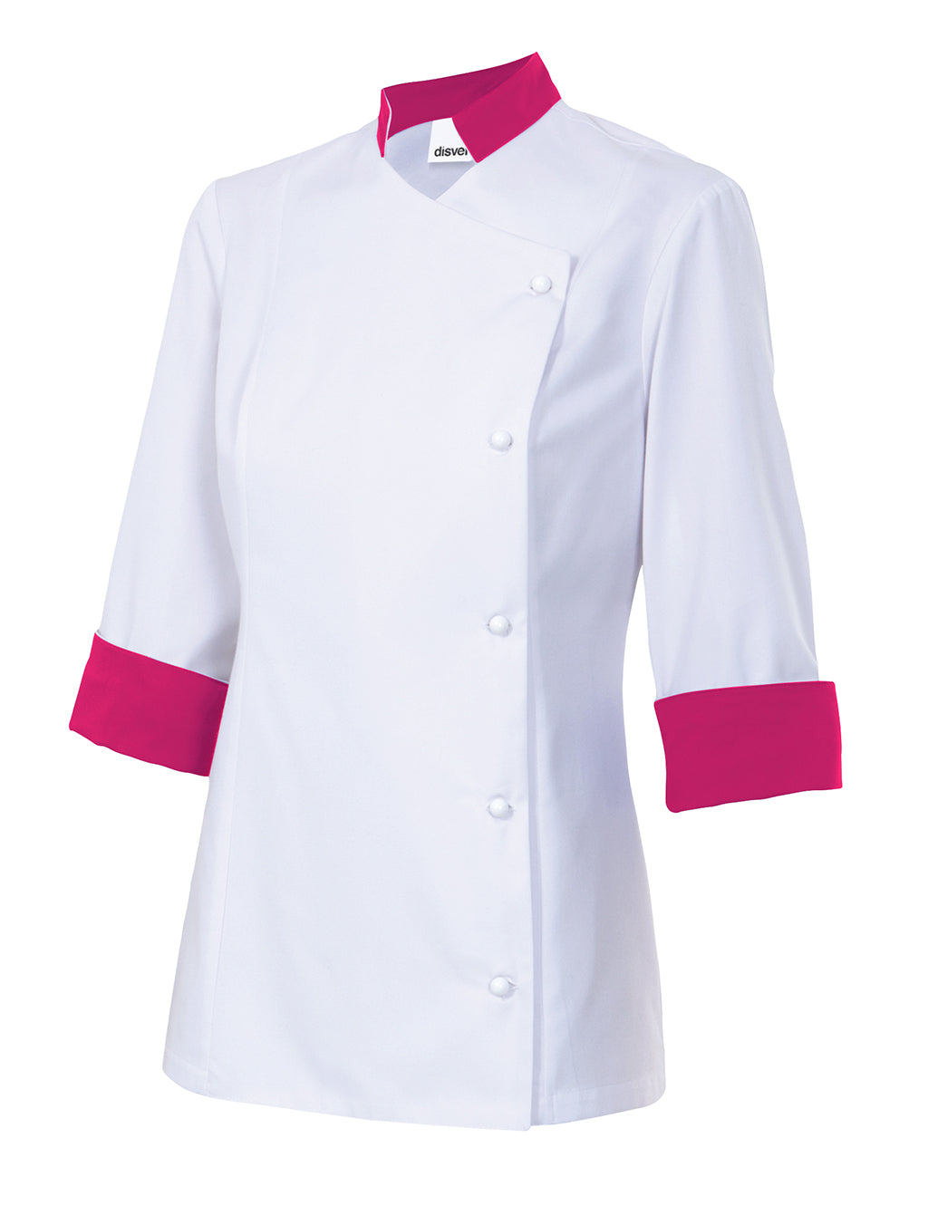 VESTE CUISINE ML FEMME BLANC