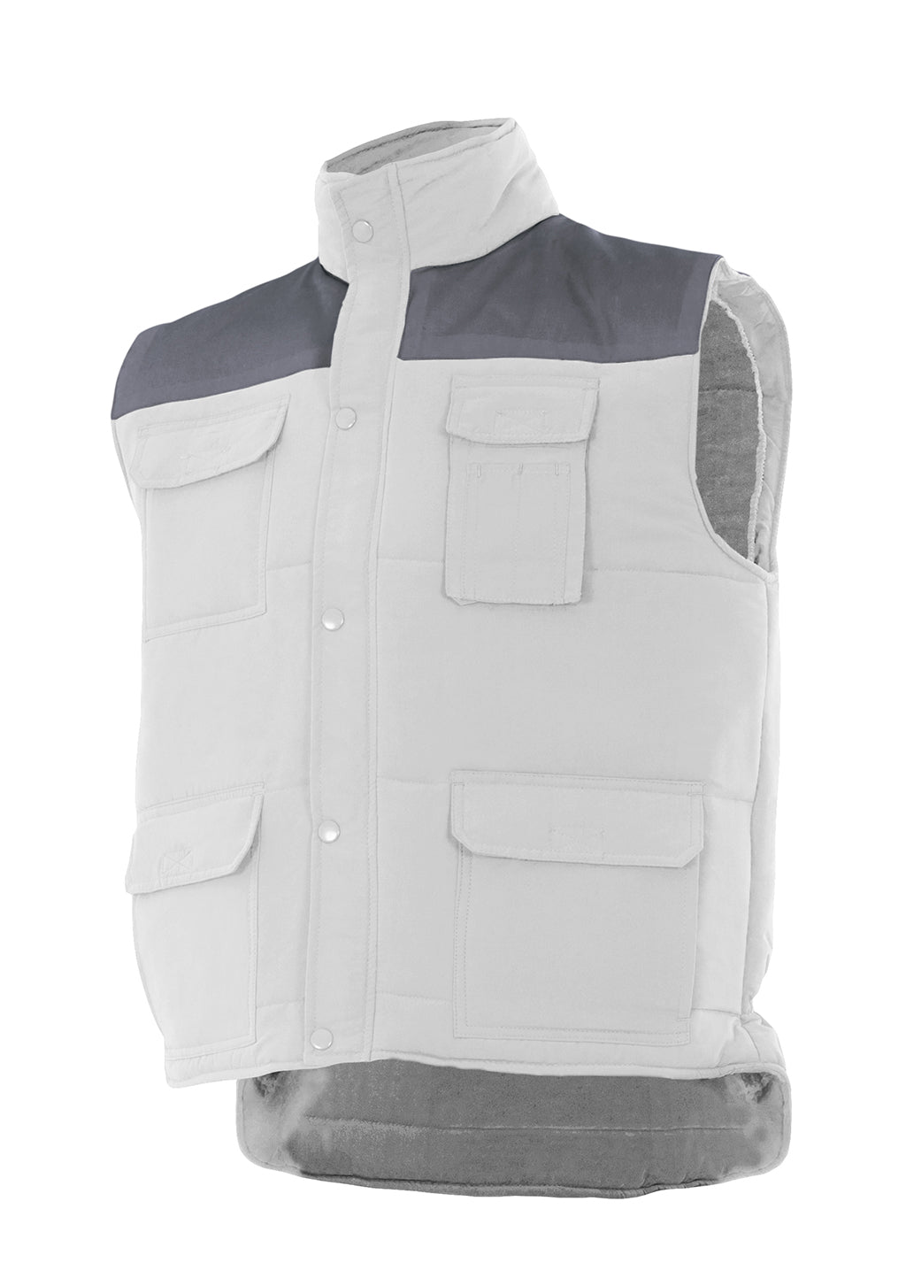 GILET MATELASSÉ BLANC