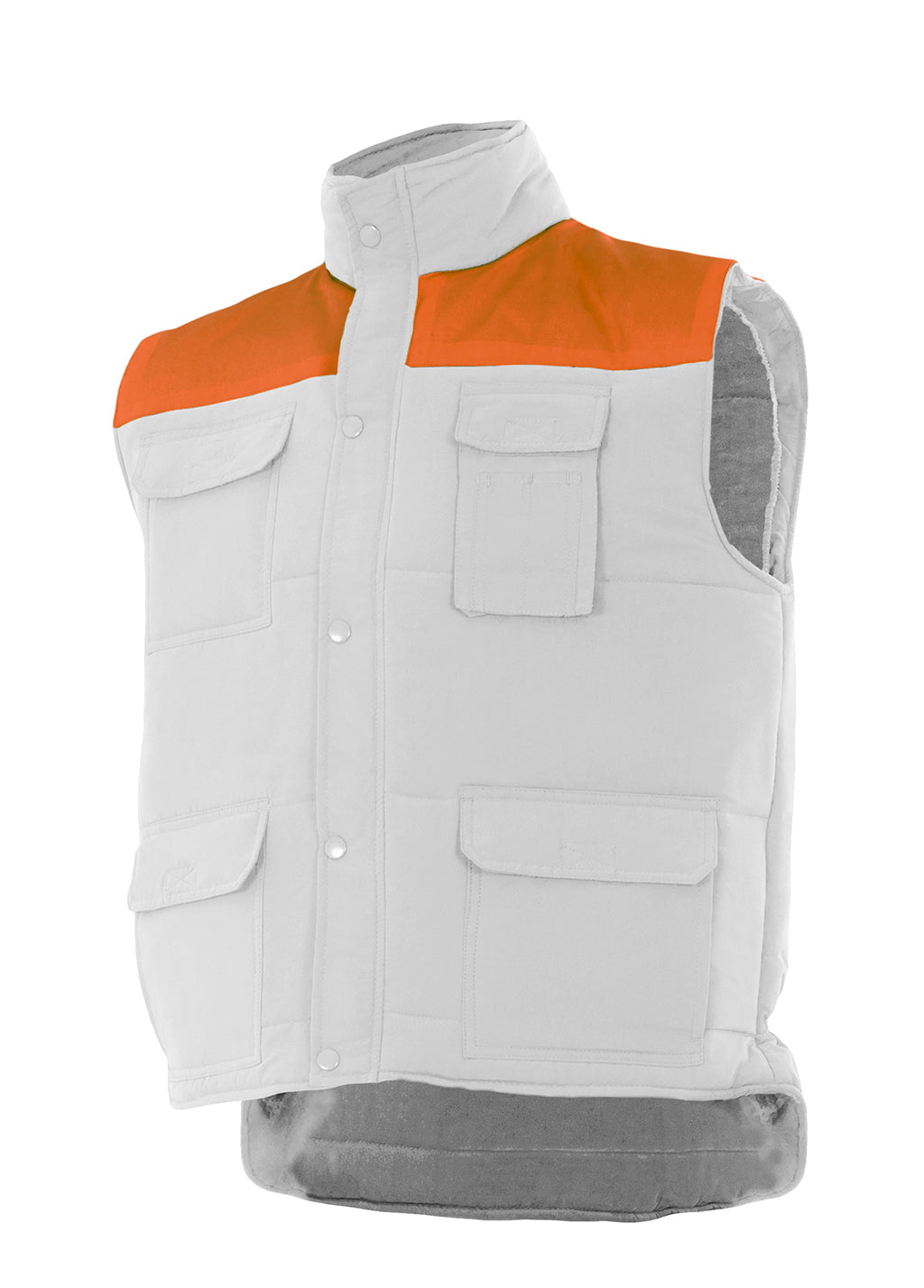 GILET MATELASSÉ BLANC