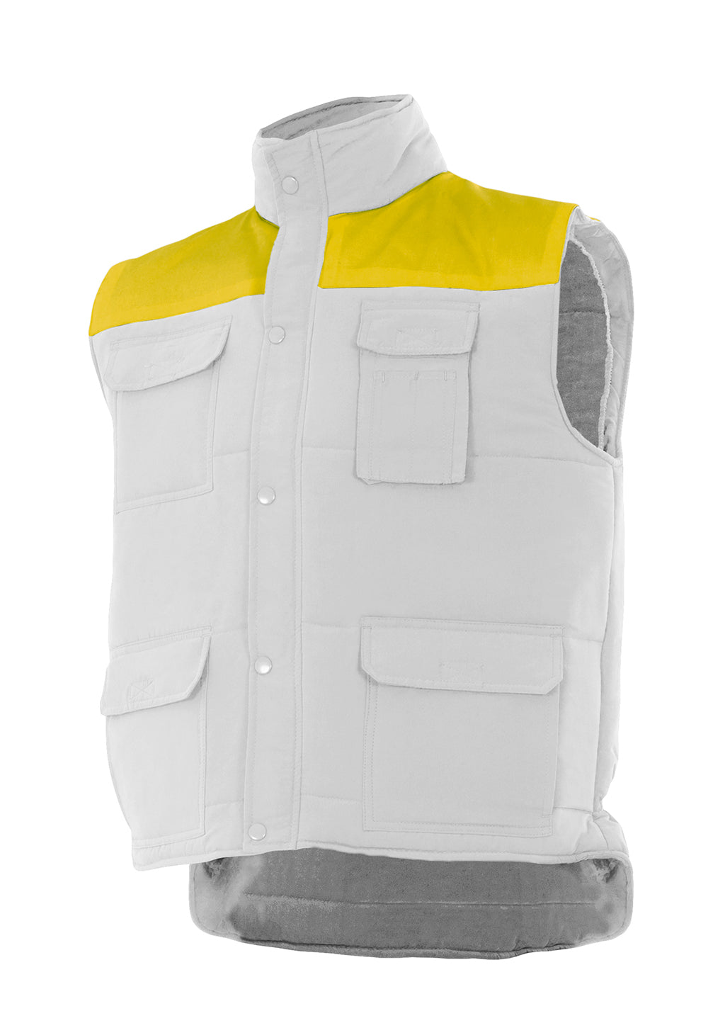 GILET MATELASSÉ BLANC