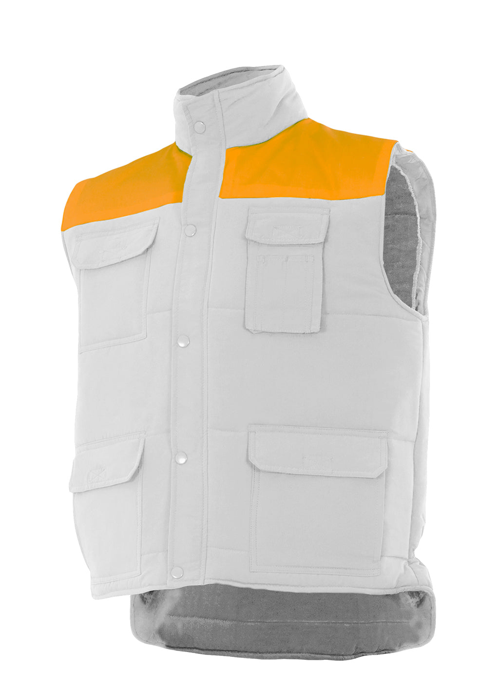 GILET MATELASSÉ BLANC