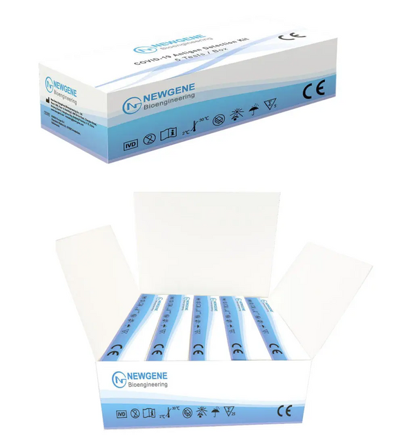 Sars-cov-2 Covid-19 Rapid Antigenic Self-Test - NEWGENE - Box Of 25 - Box of 5