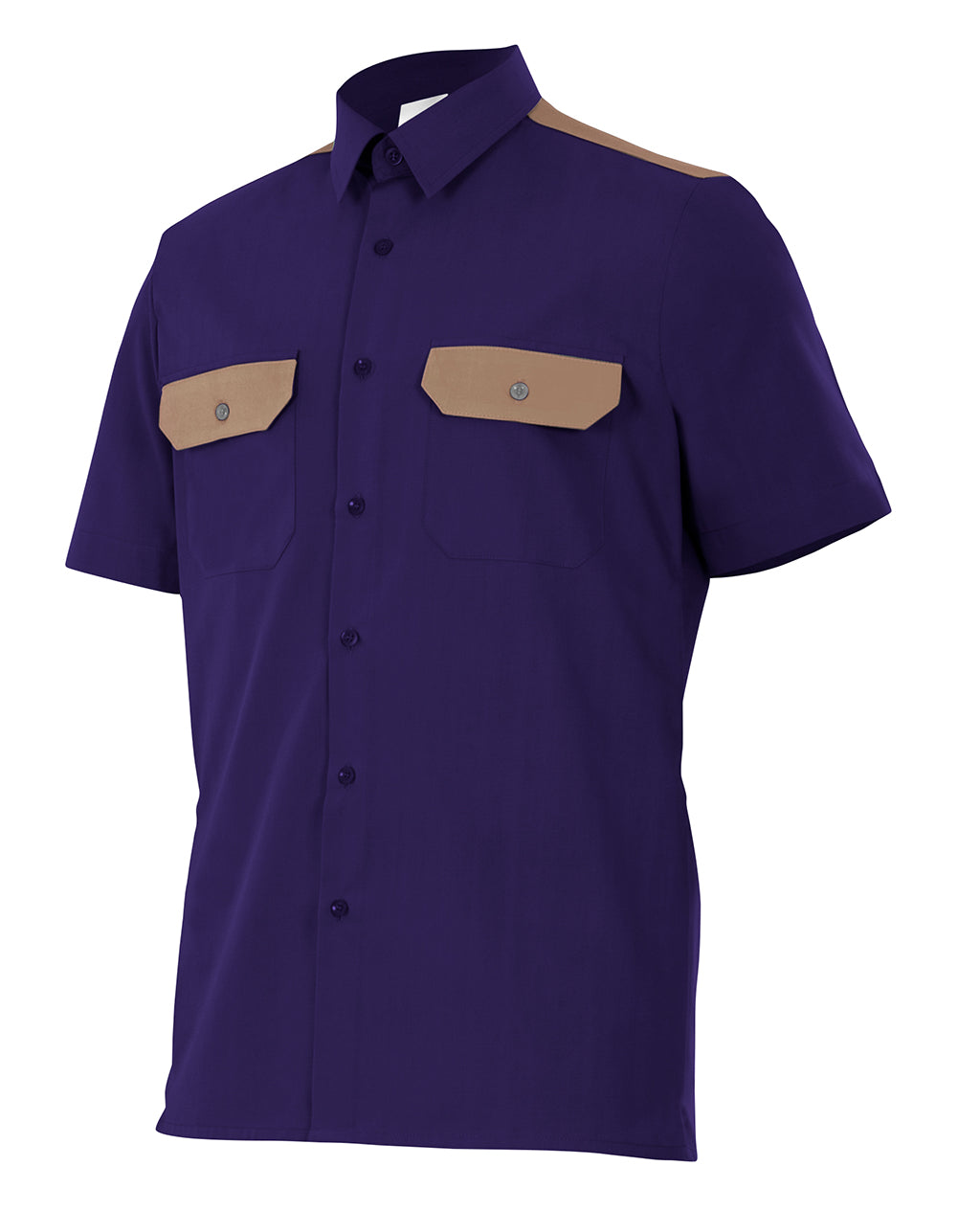 CHEMISE MC BLEU MARINE