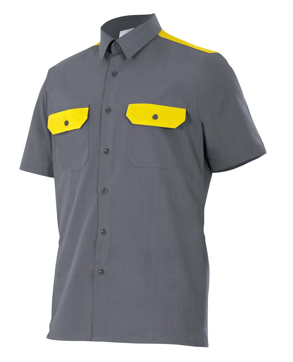 CHEMISE MC GRIS