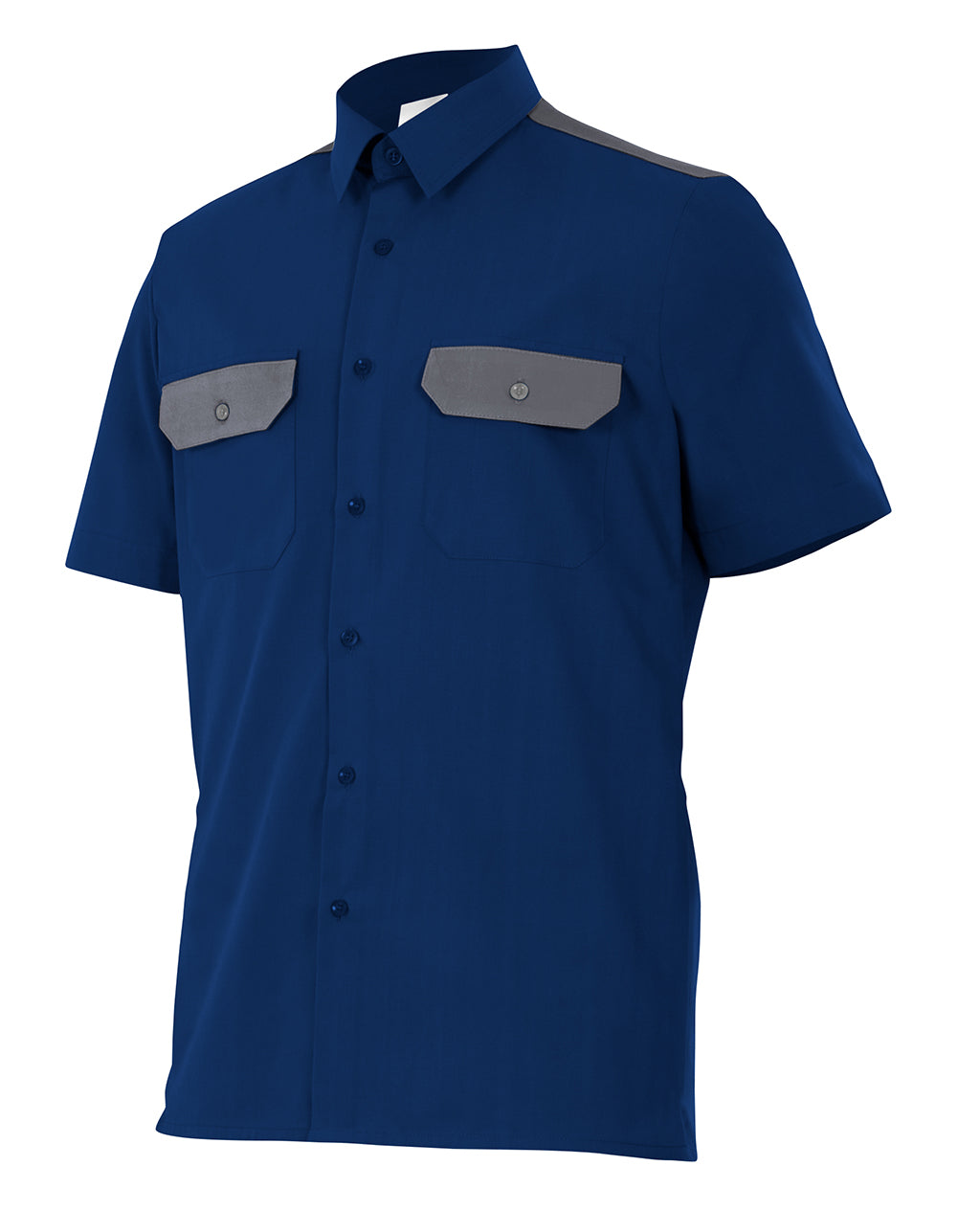 CHEMISE MC BLUE ROI