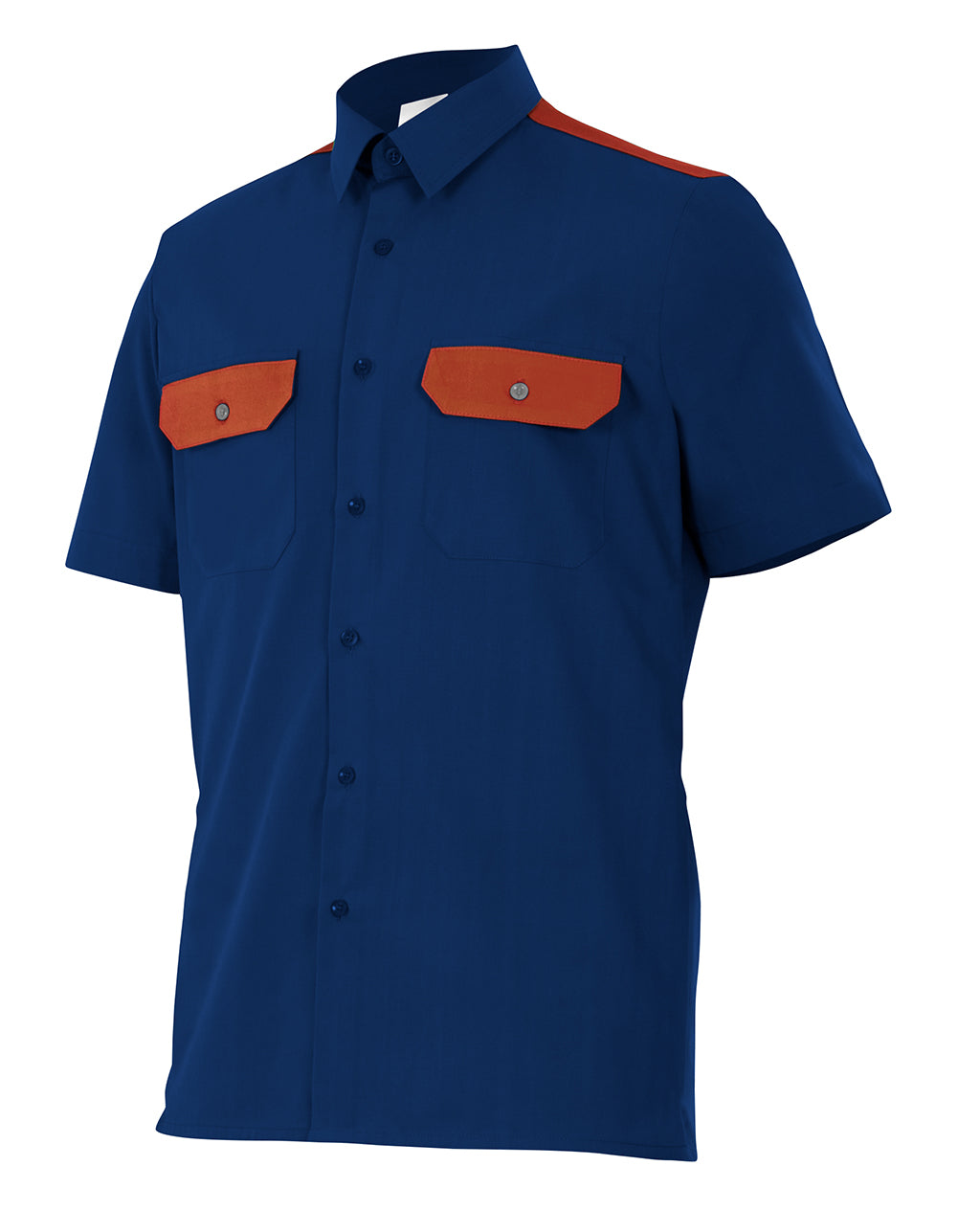 CHEMISE MC BLUE ROI