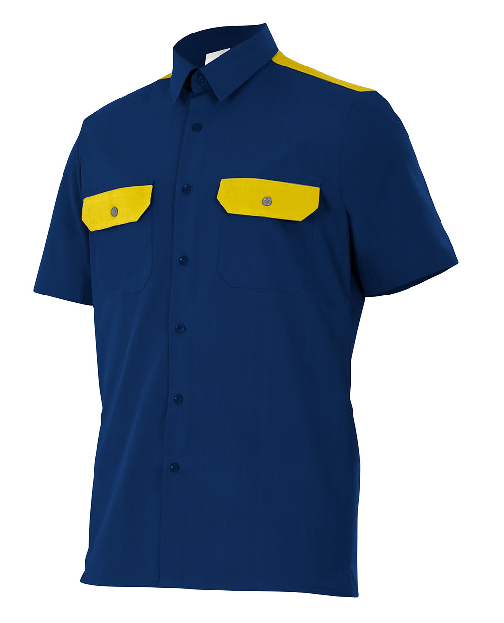CHEMISE MC BLUE ROI
