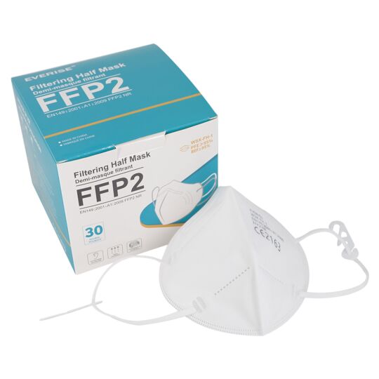 Masque de protection FFP2 - EVERISE - Boite de 30