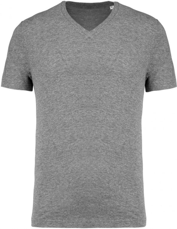 T-shirt coton Bio col V homme