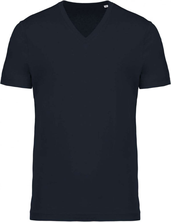 T-shirt coton Bio col V homme