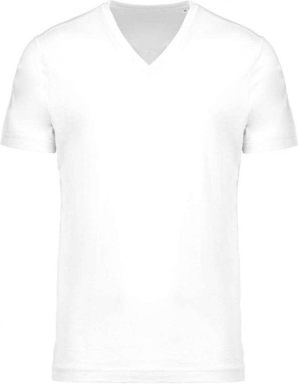 T-shirt coton Bio col V homme