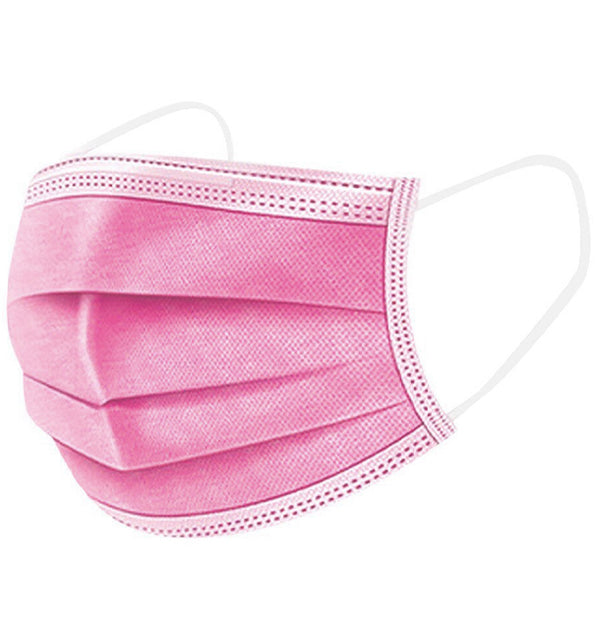 Type IIR Surgical Mask - Pink - Hydromed - Box Of 50 Masks