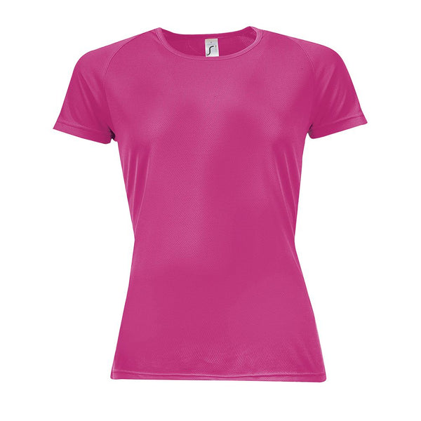 SOL'S SPORTY WOMEN - DAMES T-SHIRT MET RAGLANMOUWEN