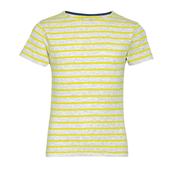 SOL'S MILES KIDS - STRIPED ROUND NECK CHILDREN'S T-SHIRT