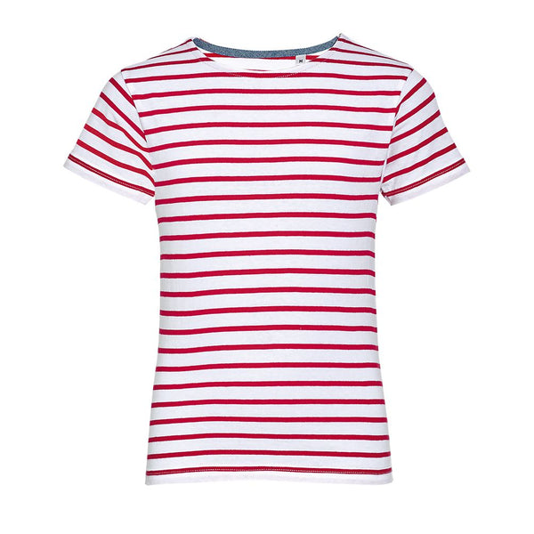 SOL'S MILES KIDS - STRIPED ROUND NECK CHILDREN'S T-SHIRT