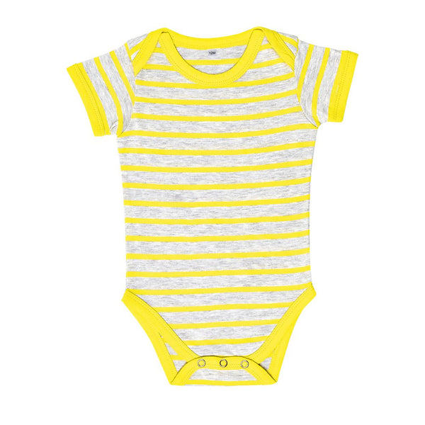 SOL'S MILES BABY - STRIPED BABY BODYSUIT