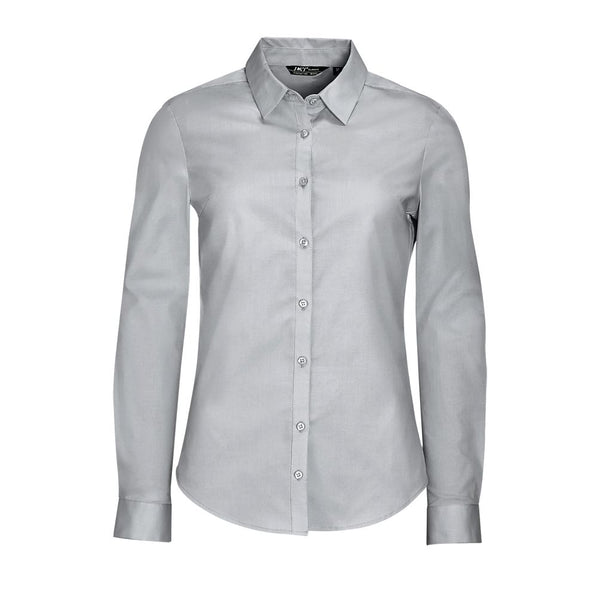 SOL'S BLAKE DAMES - DAMES STRETCH SHIRT MET LANGE MOUWEN